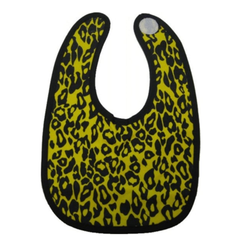 Leopard Print Baby Bib